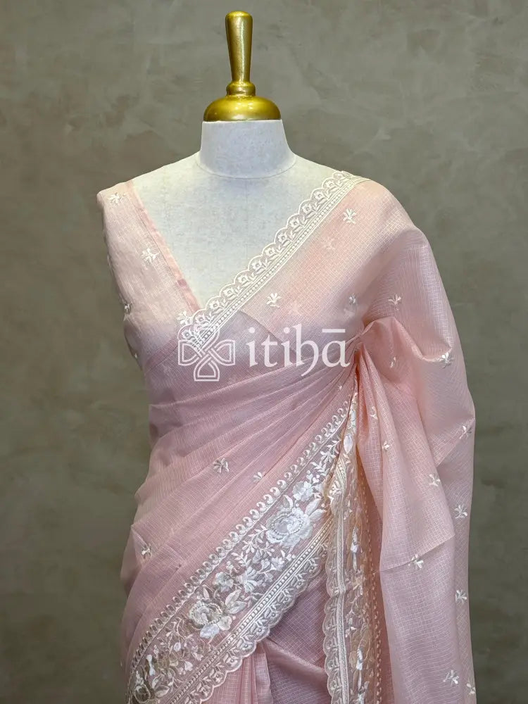 NET KOTA EMBROIDERY SAREE