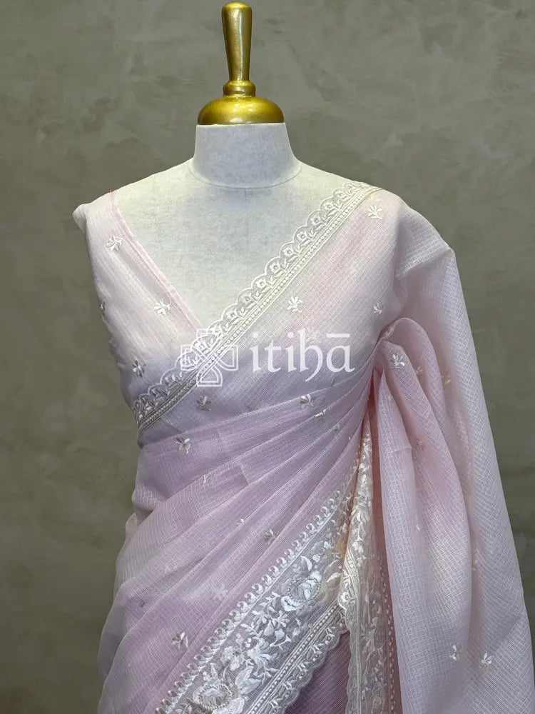 NET KOTA EMBROIDERY SAREE