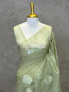 ORGANZA APPLIQUE EMBROIDERY SAREE