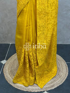 ORGANZA CHIKANKARI EMBROIDERY SAREE