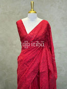 ORGANZA CHIKANKARI SAREE