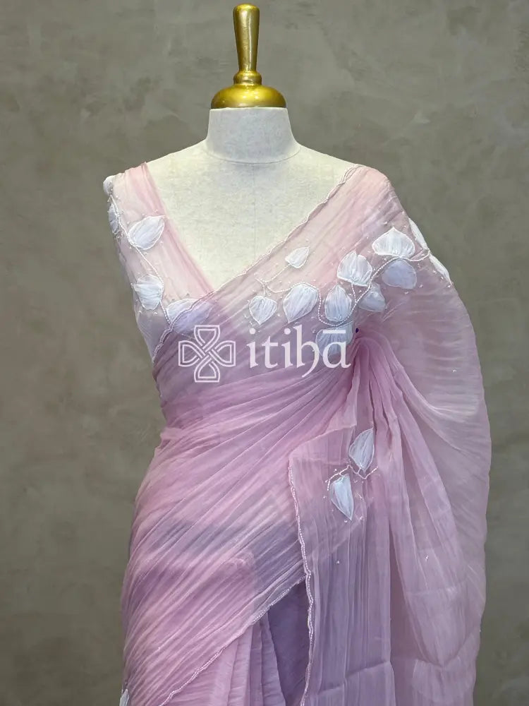 ORGANZA EMBROIDERY SAREE
