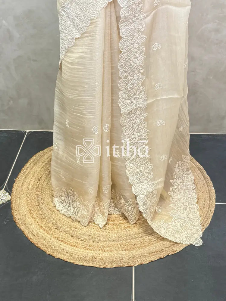 ORGANZA EMBROIDERY SAREE