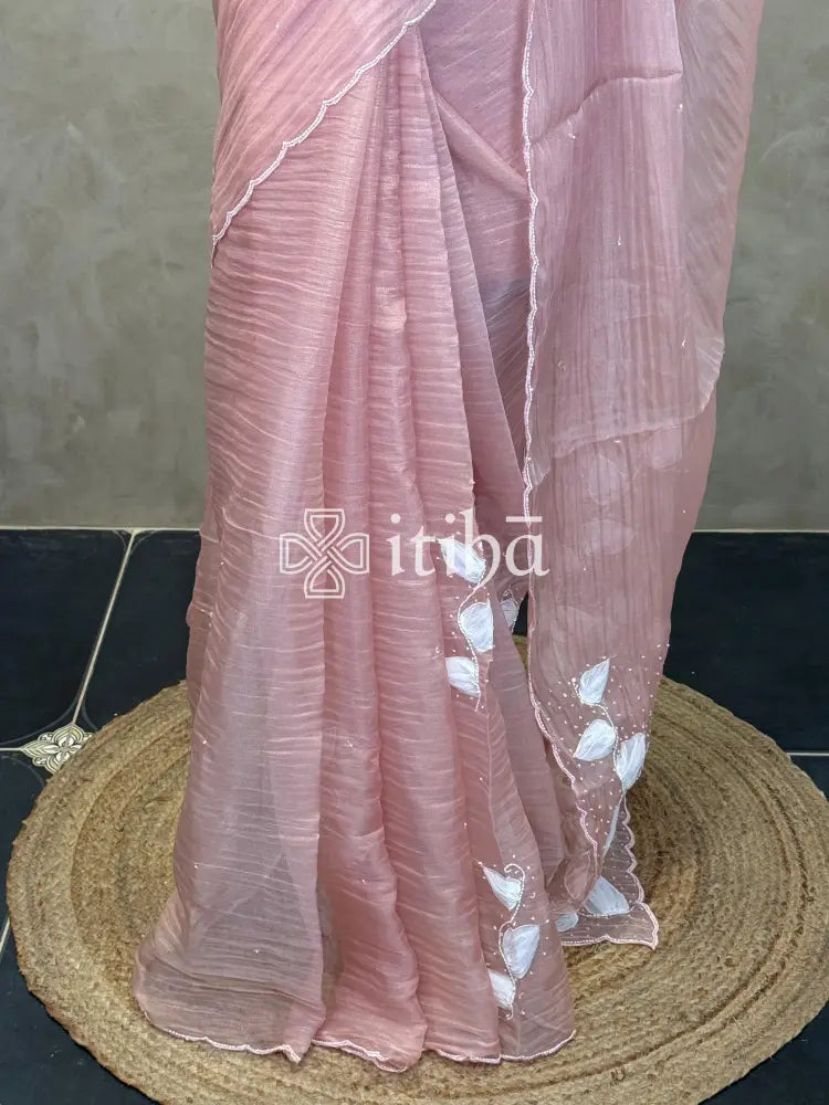 ORGANZA EMBROIDERY SAREE