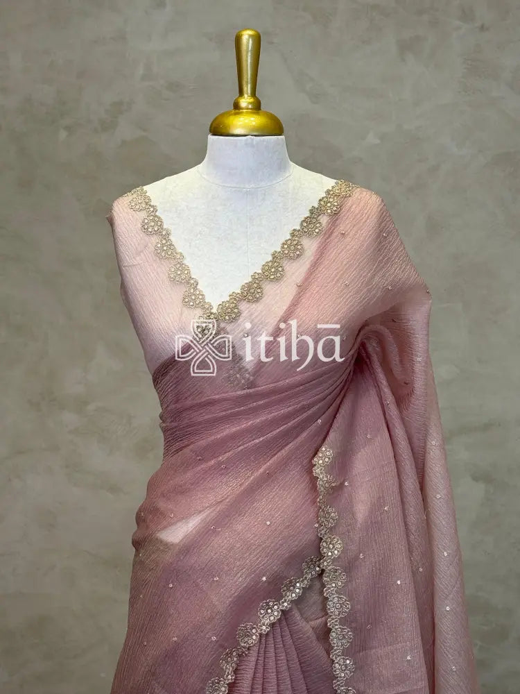 ORGANZA EMBROIDERY SAREE