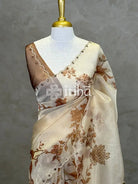 ORGANZA EMBROIDERY SAREE