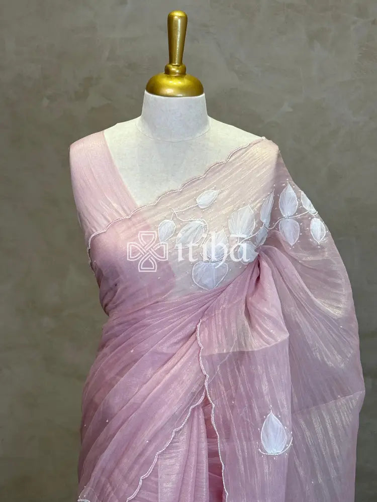 ORGANZA EMBROIDERY SAREE