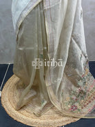 ORGANZA EMBROIDERY SAREE