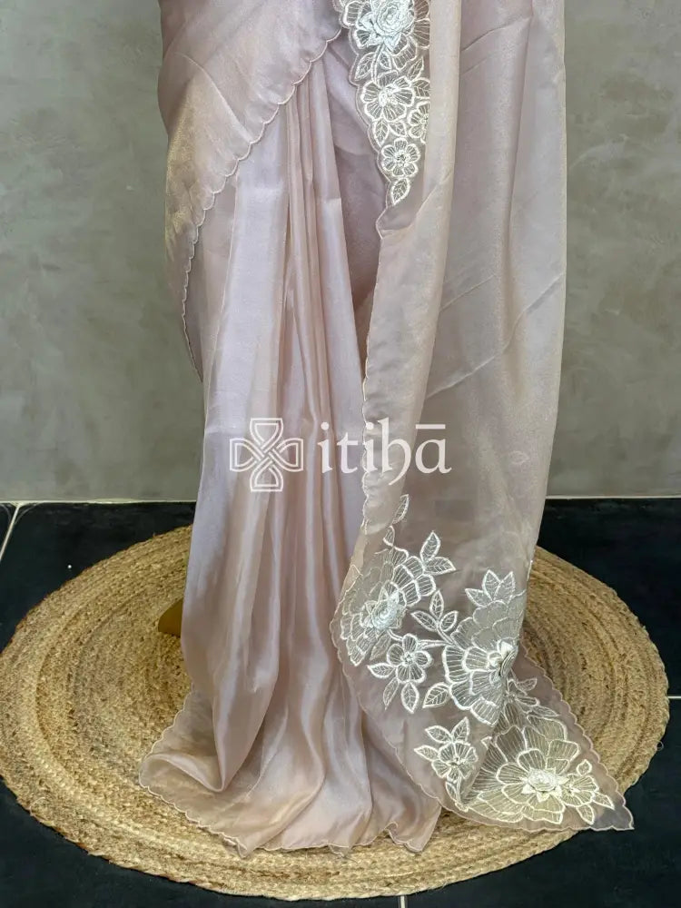 ORGANZA EMBROIDERY SAREE