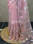 ORGANZA EMBROIDERY SAREE