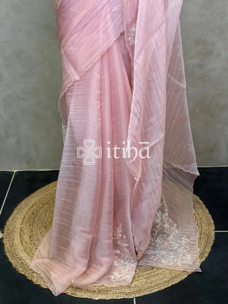 ORGANZA EMBROIDERY SAREE