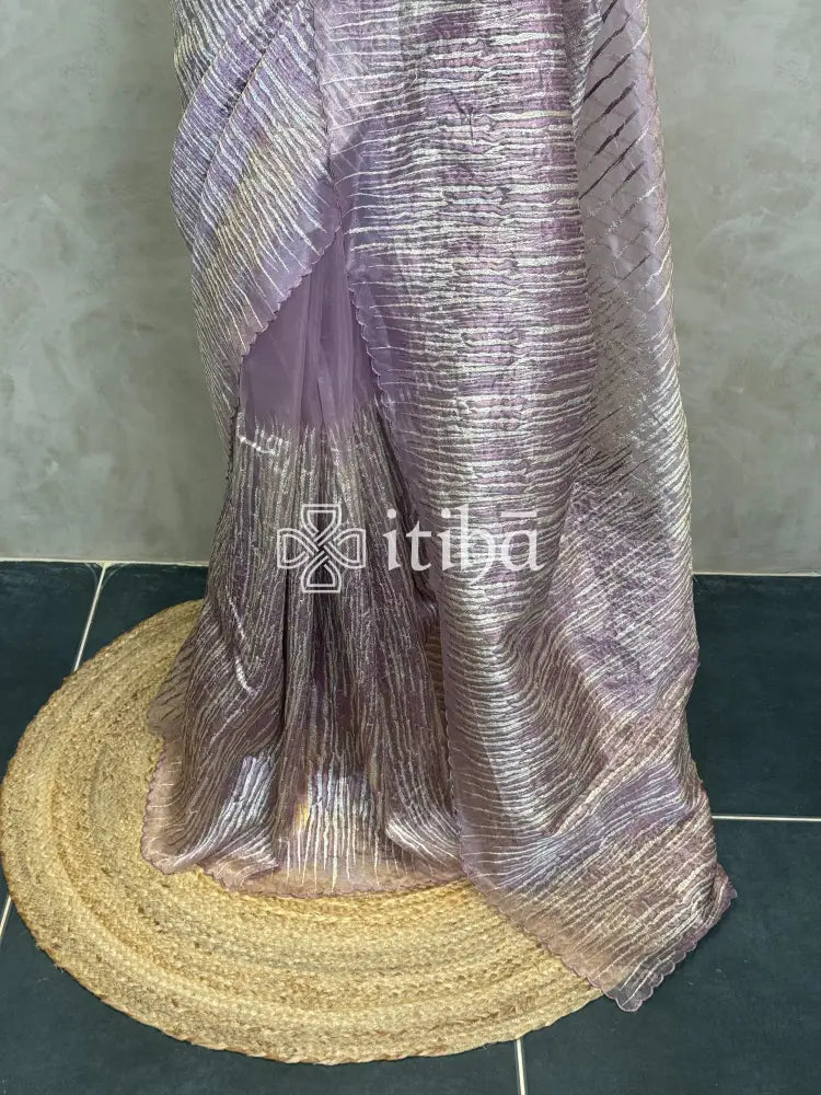 ORGANZA EMBROIDERY SAREE