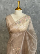 ORGANZA EMBROIDERY SAREE