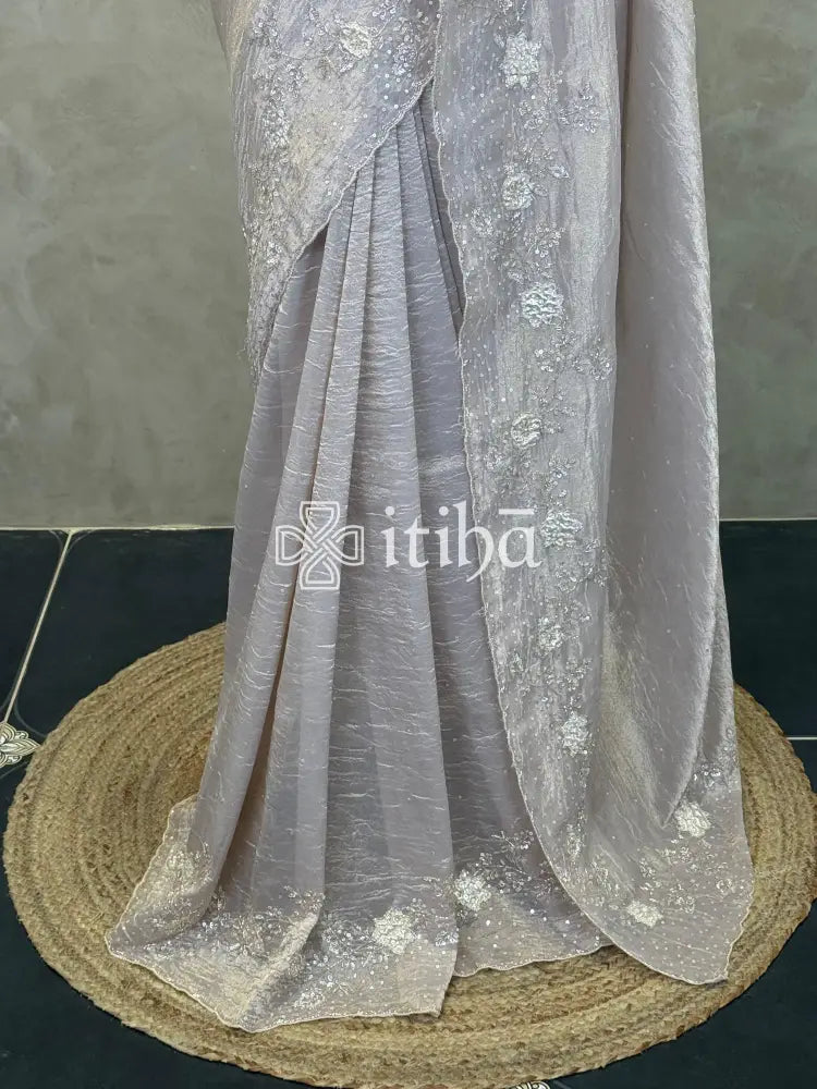 ORGANZA EMBROIDERY SAREE