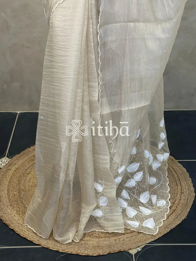 ORGANZA EMBROIDERY SAREE