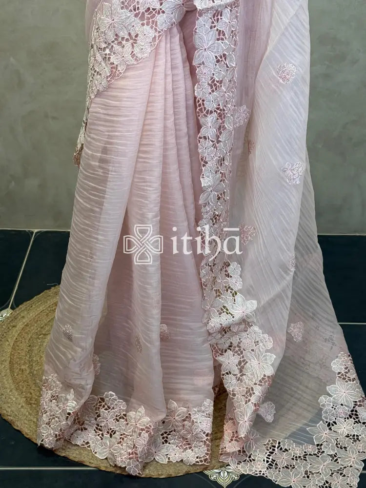 ORGANZA EMBROIDERY SAREE