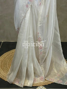 ORGANZA EMBROIDERY SAREE