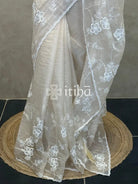 ORGANZA EMBROIDERY SAREE