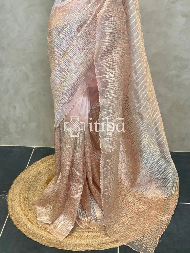 ORGANZA EMBROIDERY SAREE
