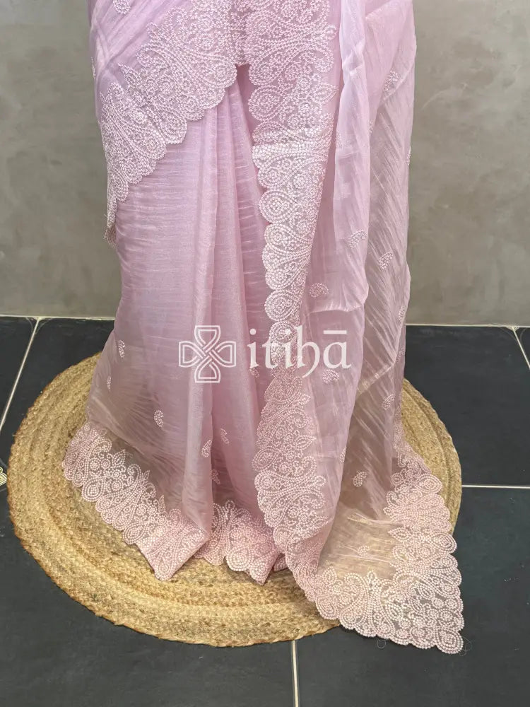 ORGANZA EMBROIDERY SAREE