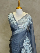 ORGANZA EMBROIDERY SAREE