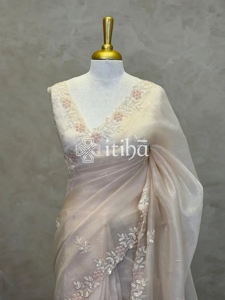 ORGANZA EMBROIDERY SAREE