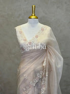 ORGANZA EMBROIDERY SAREE
