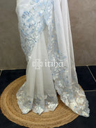 ORGANZA EMBROIDERY SAREE
