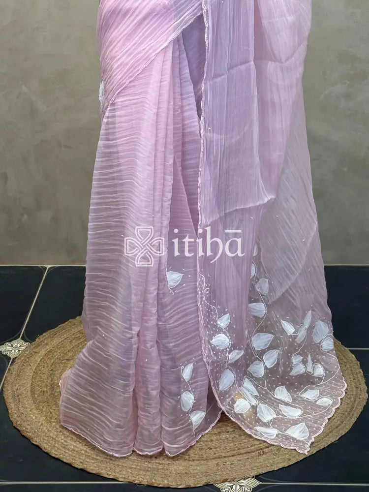 ORGANZA EMBROIDERY SAREE
