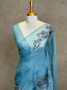 ORGANZA EMBROIDERY SAREE