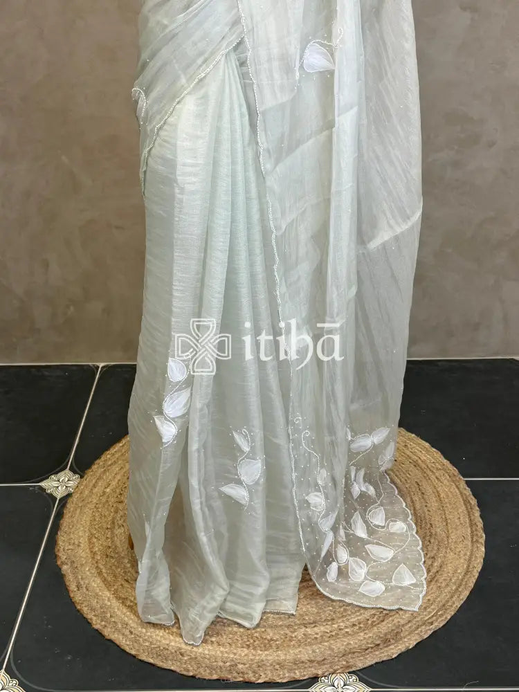 ORGANZA EMBROIDERY SAREE