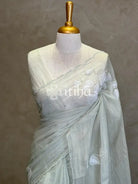 ORGANZA EMBROIDERY SAREE