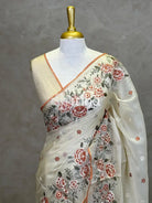 ORGANZA EMBROIDERY SAREE