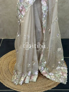 ORGANZA EMBROIDERY SAREE