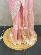 ORGANZA EMBROIDERY SAREE
