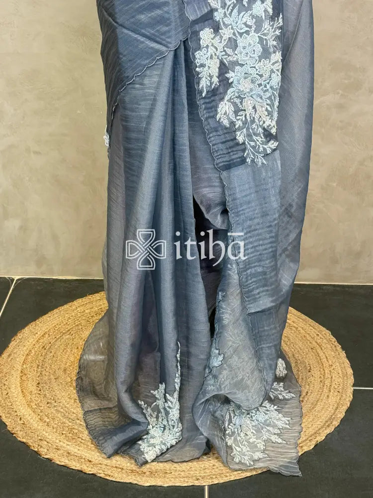 ORGANZA EMBROIDERY SAREE