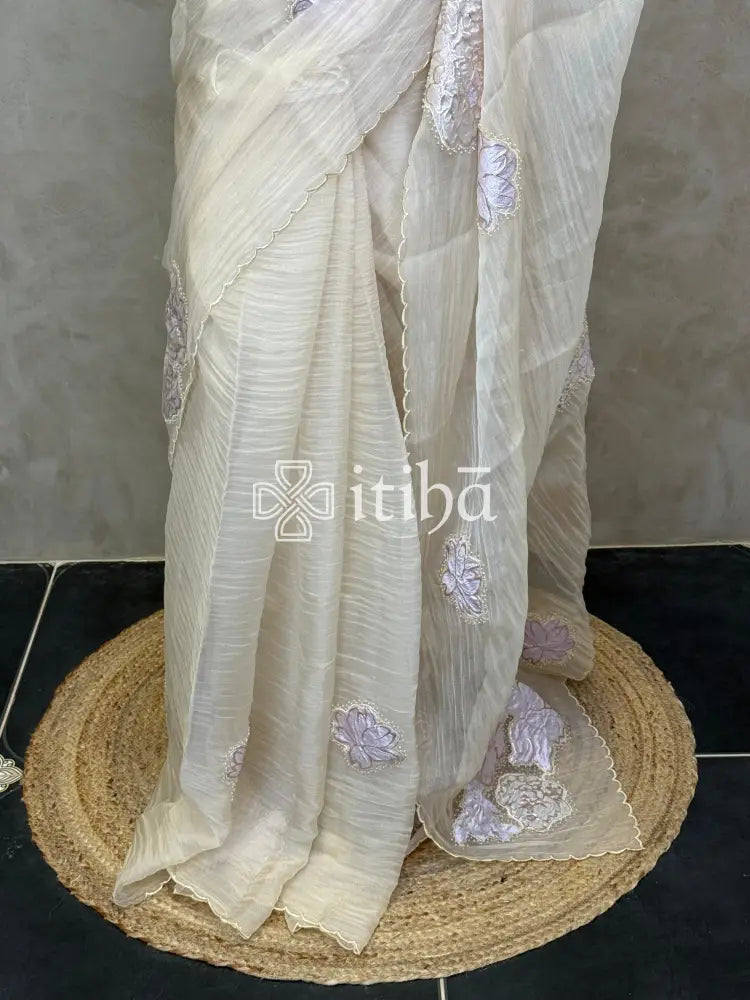 ORGANZA EMBROIDERY SAREE