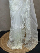 ORGANZA EMBROIDERY SAREE