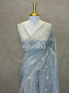 ORGANZA EMBROIDERY SAREE