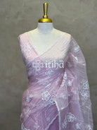 ORGANZA EMBROIDERY SAREE
