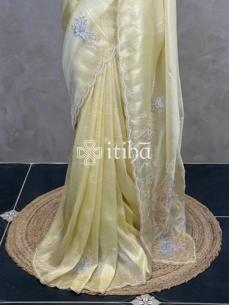 ORGANZA EMBROIDERY SAREE