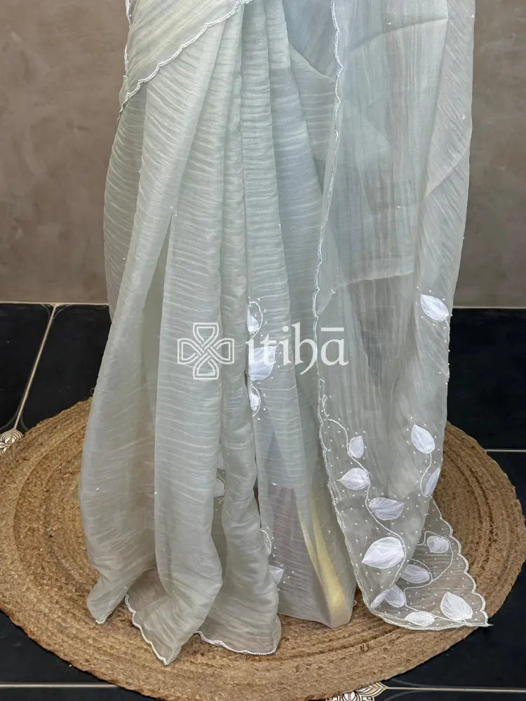ORGANZA EMBROIDERY SAREE