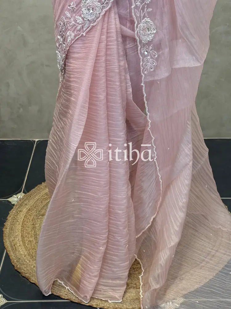 ORGANZA EMBROIDERY SAREE