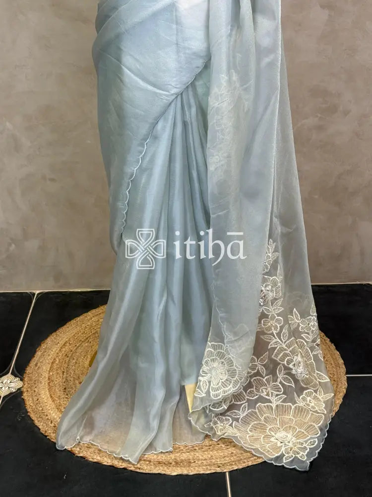 ORGANZA EMBROIDERY SAREE