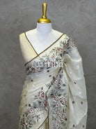 ORGANZA EMBROIDERY SAREE