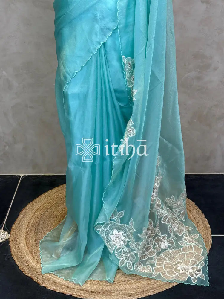 ORGANZA EMBROIDERY SAREE