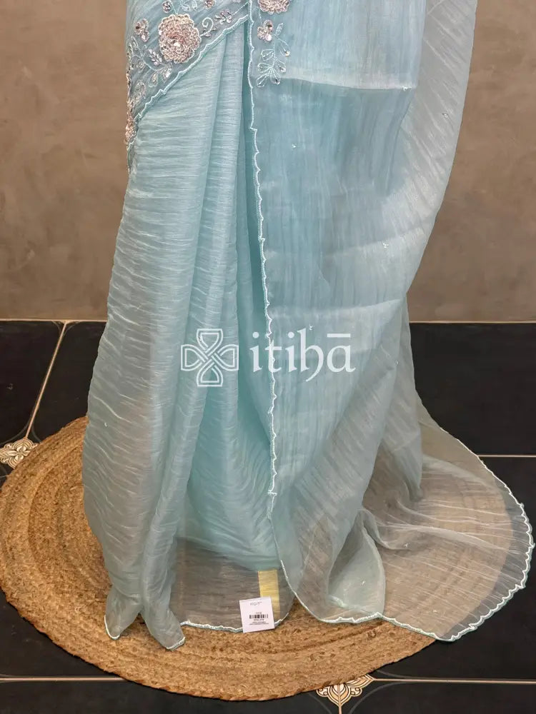 ORGANZA EMBROIDERY SAREE