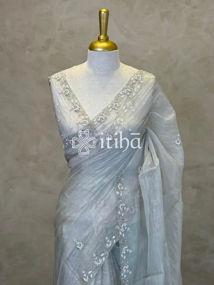 ORGANZA EMBROIDERY SAREE