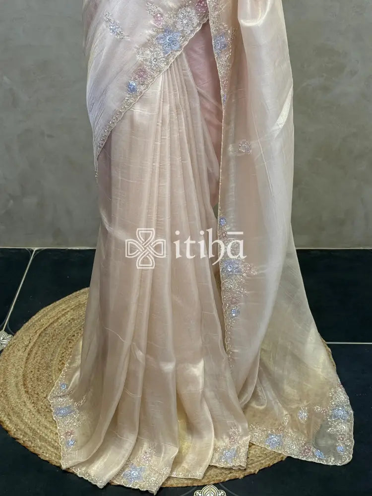 ORGANZA EMBROIDERY SAREE