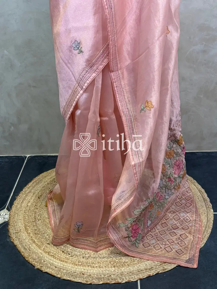 ORGANZA EMBROIDERY SAREE